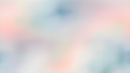 Aufkleber - Abstract pastel blur with a gentle, airy feel. A seamless gradient of warm and cool tones, perfect for digital designs, backgrounds, and minimalist aesthetics