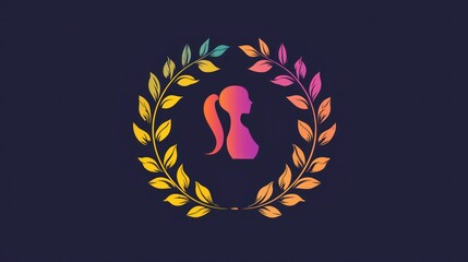 Poster - A professional International Womenâ€™s Day logo for businesses focusing on equality and womens empowerment.