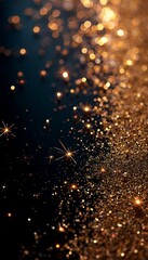 Wall Mural - background christmas new glitter 4th year holiday concept july gold eve fireworks abstract background glitz 2019 abstract anniversary art bling blurred blurry bokeh bright celebrate celebration