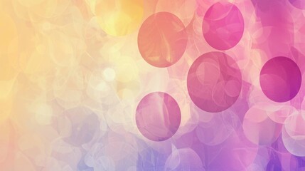 Poster - A subtle abstract International Women Day design with soft gradients blending into empowering symbols.
