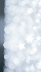 Wall Mural - new blur merry star promote advertisee concept color white happy collection abstract light product background glittering show christmas silver season year content white silver grey christmas