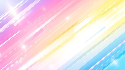 Poster - abstract pastel diagonal lines background design