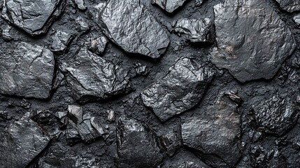 Aufkleber - Dark stone wall texture background
