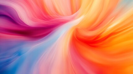 Aufkleber - Vibrant abstract swirl of colors, dynamic motion. Creative artistic expression concept