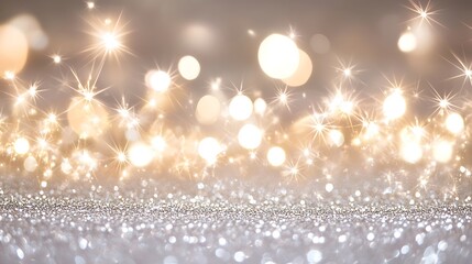 Wall Mural - sparkling lights glitter festive background