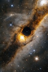 Wall Mural - Galaxy with Black Hole