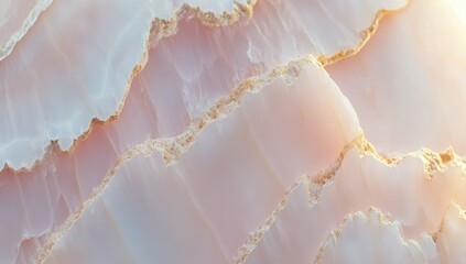 Poster - Stunning Pink Onyx Stone: Natural Texture, Elegant Design, Calming Hues, Serene Beauty, Detailed Close-up, Unique Formation