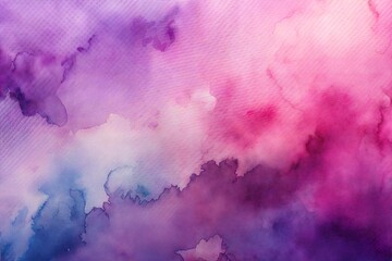 Wall Mural - serene abstract in purple pink and blue watercolor texture