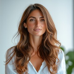 Aufkleber - A beautiful female chief marketing officer giving a coaching class.