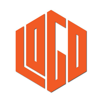 Web line modern color full letter logo design