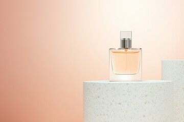 Poster - modern retail display featuring unisex perfumes in sleek minimalist packaging
