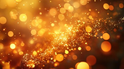 Poster - A detailed shot of raw gold nuggets, sparkling under warm bokeh lights, capturing the allure of precious metals and the promise of wealth