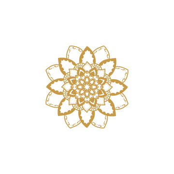 Hand drawn floral wreath for wedding invitation card design