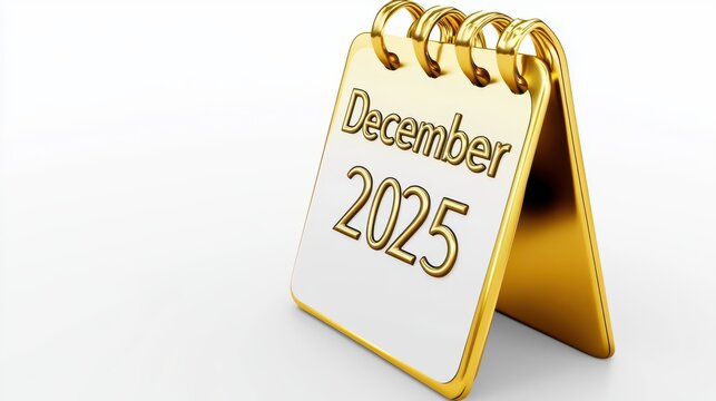 a sleek metallic Calendar 