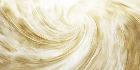Poster - Swirling abstract patterns digital art modern aesthetics soft color palette artistic viewpoint