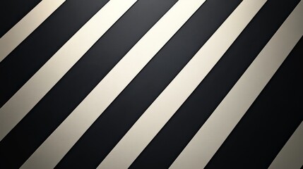Poster - Diagonal black and white abstract pattern, contrasting design. Modern art and symmetry concept