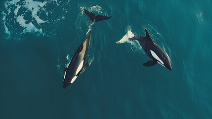 Wall Mural - Orca whale