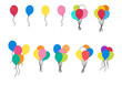 © 星野スウ - さまざまな風船のイラストセット