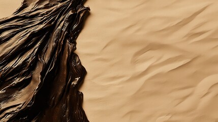 Poster - Artistic blend of dark and light textures studio abstract minimalistic close-up visual harmony