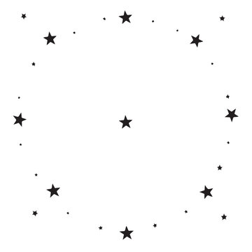 Starry Circle Frame
