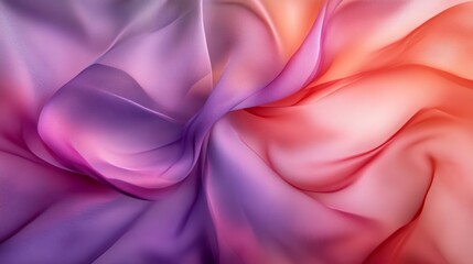 Poster - Vibrant abstract silky fabric background, seamless flow. Artistic design and texture concept