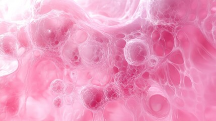 Poster - pink abstract background with foam texture, vibrant and soft design. artistic concept