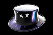 © Siasart Stock - 3D Render Starry Top Hat Illustration