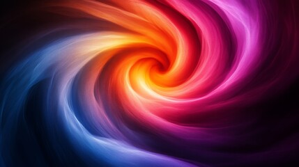 Fototapete - colorful abstract swirl pattern, vibrant energy. creative art and design concept