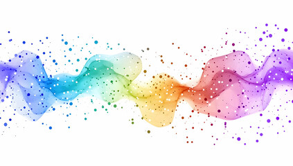 Poster - Abstract line connections, data transfer