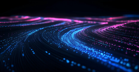 Poster - blue abstract background