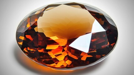 Poster - Captivating amber gemstone display jewelry showcase - elegant setting close-up luxury aesthetics