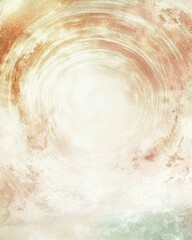 Poster - Dreamlike swirls of light and color abstract art digital creation ethereal atmosphere close-up modern aesthetics