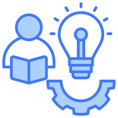 Aufkleber - Learning Icon