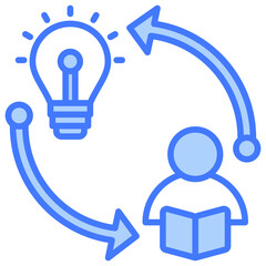 Aufkleber - Learning Icon