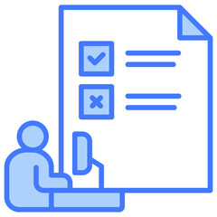 Poster - Skill Test Icon