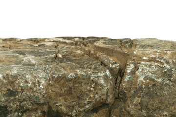 Poster - abstract rock cliff isolated element
