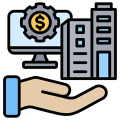 Aufkleber - Asset Management Icon