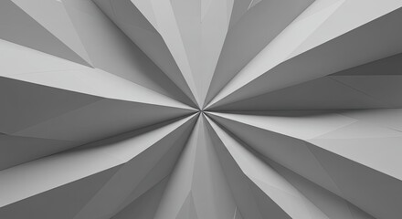 Poster - Abstract Grey Radiating Lines: An abstract image featuring radiating grey lines creating a hypnotic, swirling effect.  The lines converge at the center.