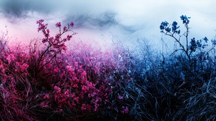 Leinwandbilder - Feelings creating abstract landscapes with emotions shaping nature dreamy environment artistic viewpoint
