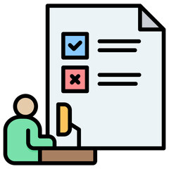 Poster - Skill Test Icon