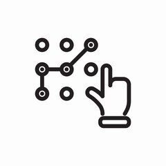 Poster - key lock phone icon vector sign