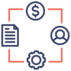 Poster - Value Chain Icon