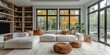 ©  CozyVisionary - Cozy living room interior design modern home bright comfort