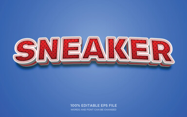 Poster - Sneaker 3D editable text style effect	
