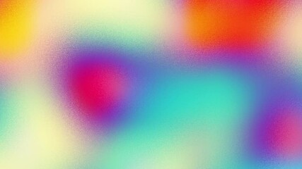 Aufkleber - Looping abstract gradient blurry colorful modern texture noise background
