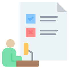 Poster - Skill Test Icon
