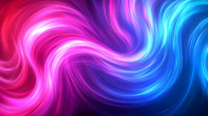 Poster - Abstract swirling light, vibrant colors, energy, design background