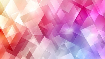 Poster - Bold Abstract Artwork Featuring Layered Hexagonal Grid Pattern of Dots in Purple and Pink