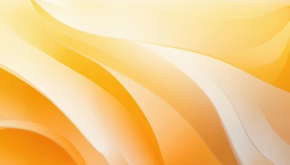 Poster - abstract orange gradient background with curved wave like patterns, modern minimalistic design for web and graphic use

