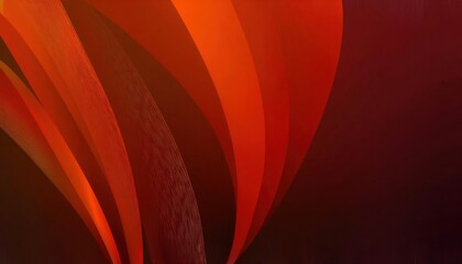 Aufkleber - abstract red fabric texture with layered curves in dynamic motion, minimalist background for graphic design and presentation